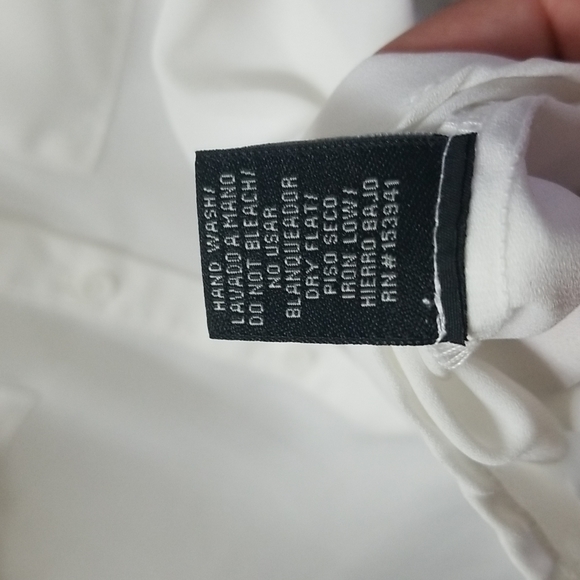 Fashion Nova white button down shirt - Light white - Small - Picture 8 of 11